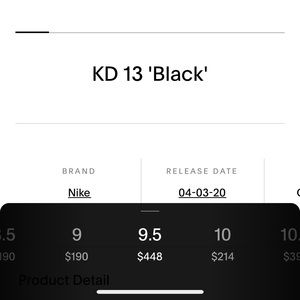 Nike KD13 size 9.5 Mens